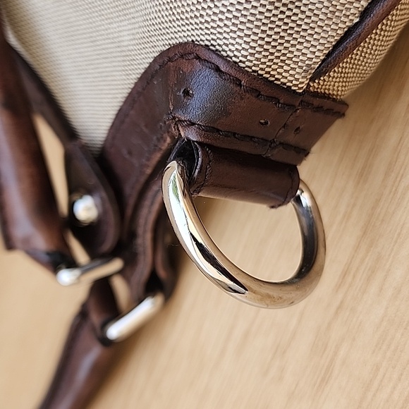 Authentic Gucci Sherry Web Reins Hobo Blondie Britt Shoulder Bag - Picture 10 of 15